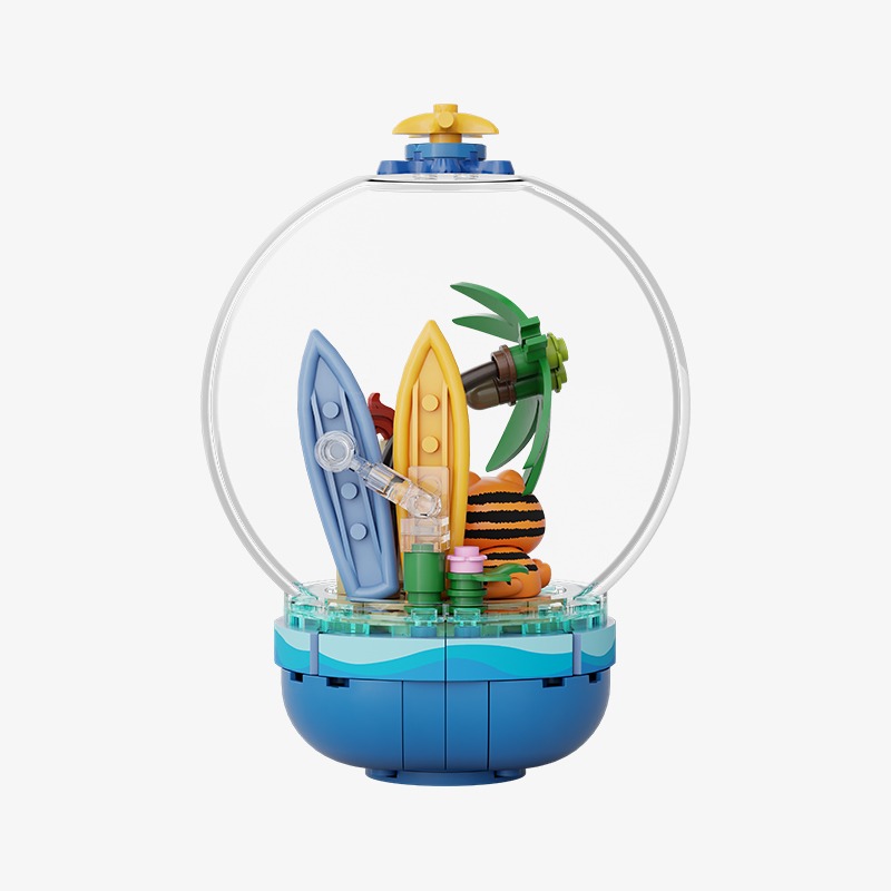 Bloques de construccion bola de cristal "Chill Island" 99 pzas. Garfield - Imagen 4