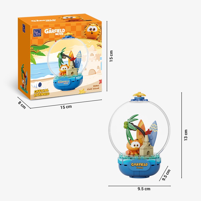Bloques de construccion bola de cristal "Chill Island" 99 pzas. Garfield - Imagen 5