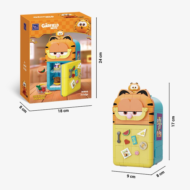 Bloques de construccion electrodomesticos "Fridge" 272 pzas. Garfield - Imagen 6