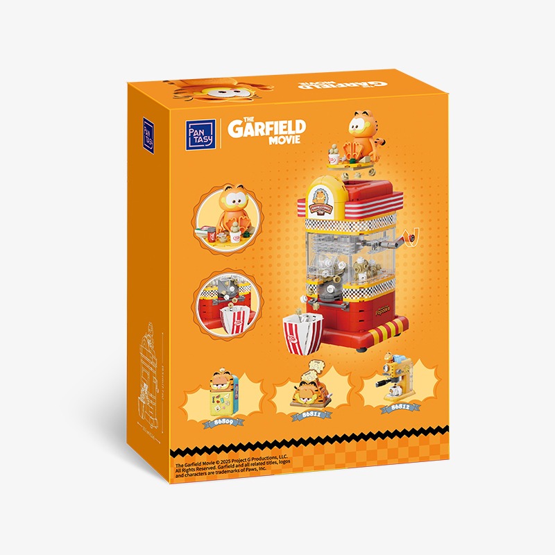 Bloques de construccion electrodomesticos "Popcorn Machine" 248 pzas. Garfield - Imagen 2