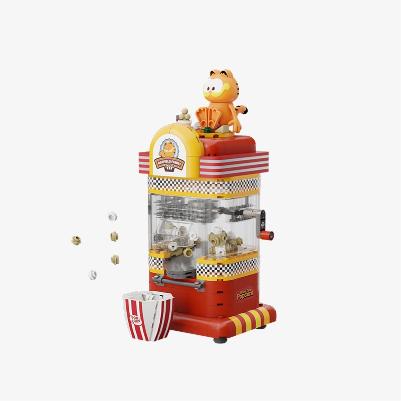 Bloques de construccion electrodomesticos "Popcorn Machine" 248 pzas. Garfield - Imagen 3