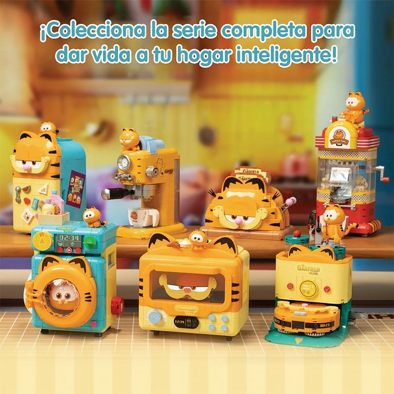 Bloques de construccion electrodomesticos 2.0 "Washing Machine" 284 pzas. Garfield - Imagen 6