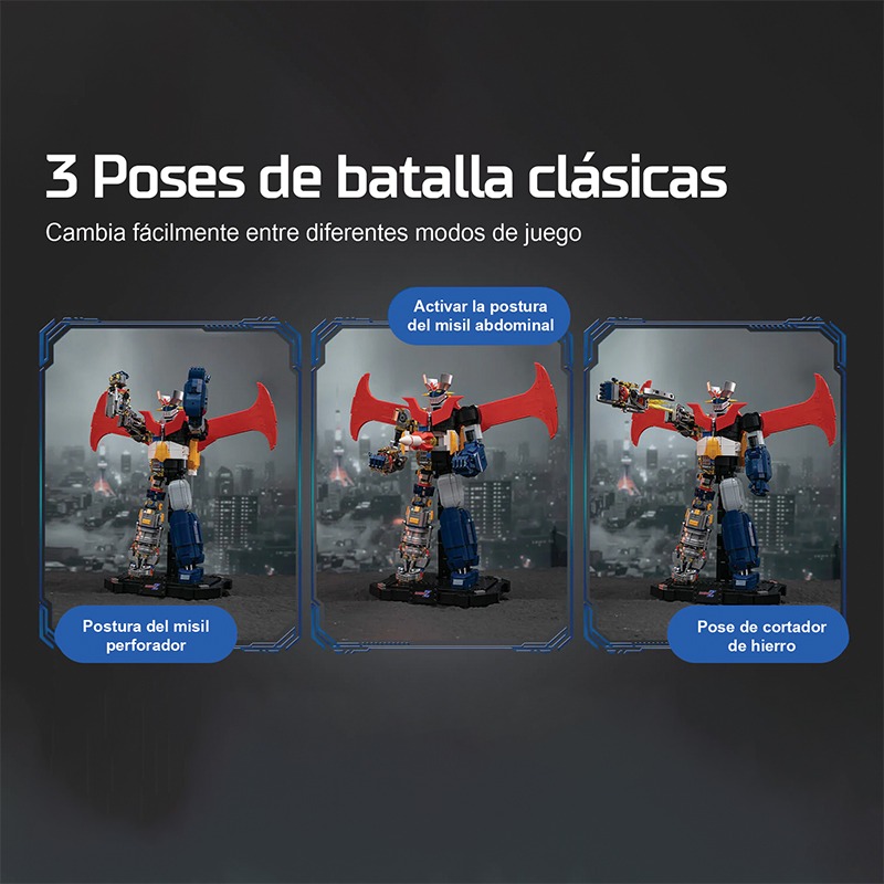 Bloques de construccion muñeco mecánico 1895 pzas. Mazinger Z - Imagen 7